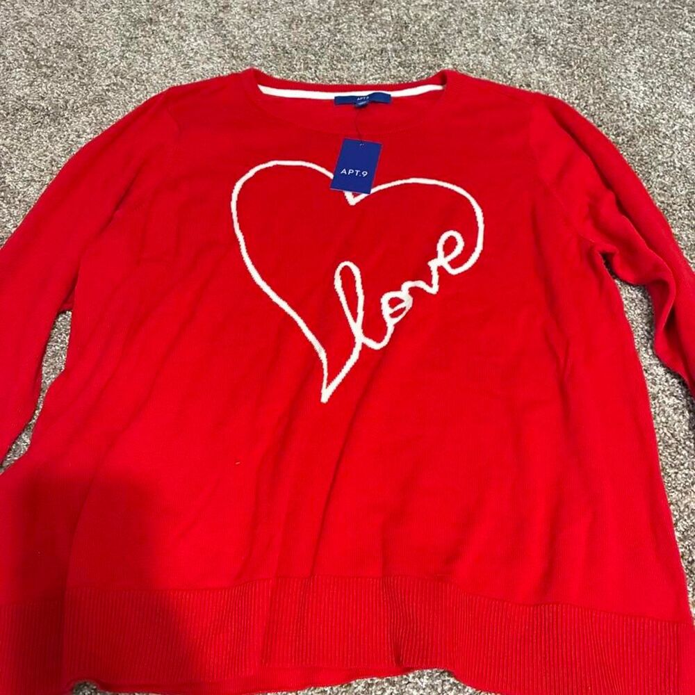 Apt-9 Women's Red Jumper